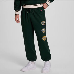 Champion Men's Phys. Ed. Patch Sweatpants - Pine grove Size Loose Fit Large